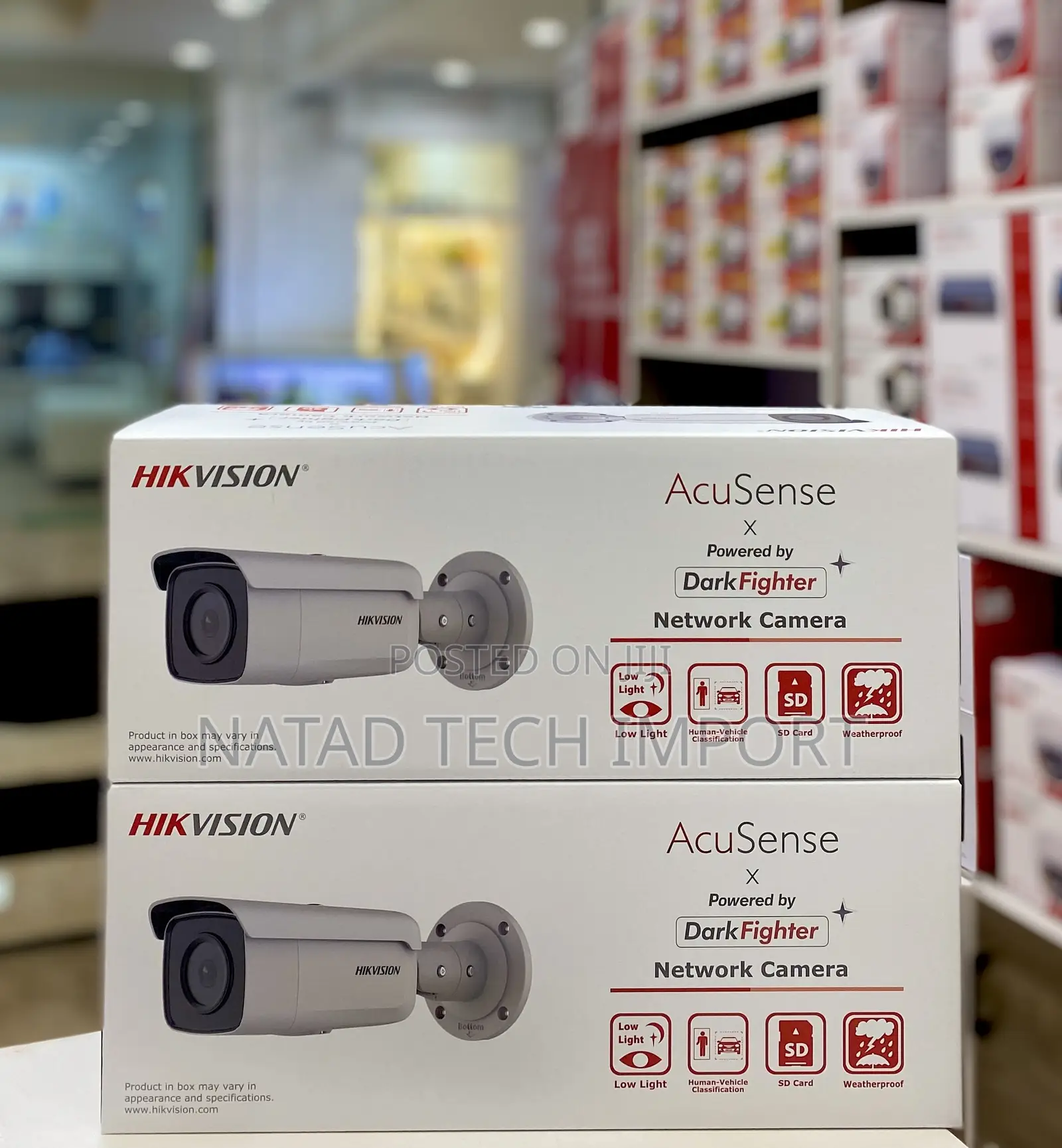 Hikvision 6mp Acusense IP Camera IR 80M