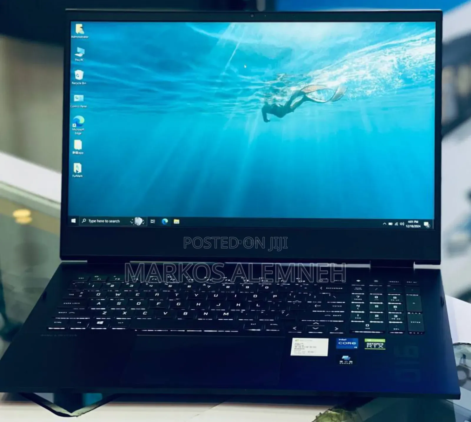 New Laptop HP Omen 16 16GB Intel Core I5 SSD 512GB