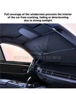 Car Sunshade, Umbrella Car Sunshade Front የመኪና የፀሀይ መከላከያ