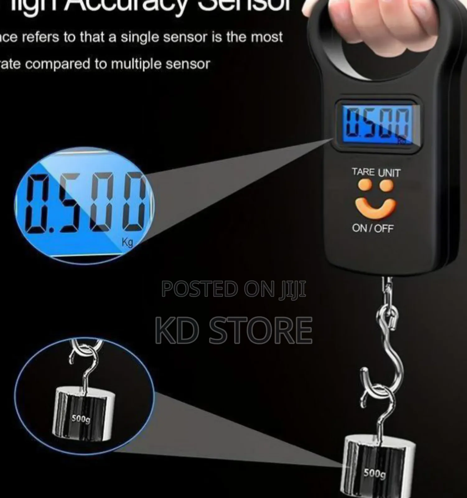 Portable Electronic Scale ዘመናዊ በኤሌክትሮኒክስ የሚሰራ ሚዛን