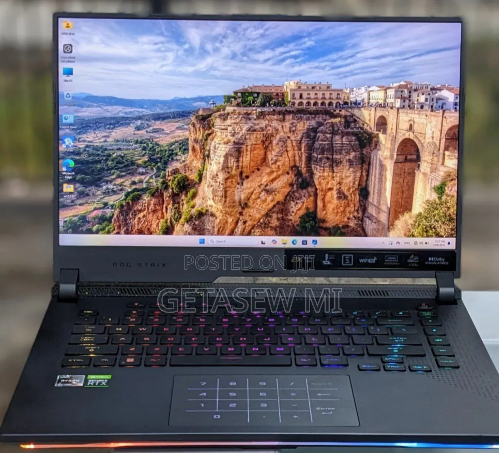 New Laptop Asus ROG Strix G15 16GB Intel Core I7 SSD 1T