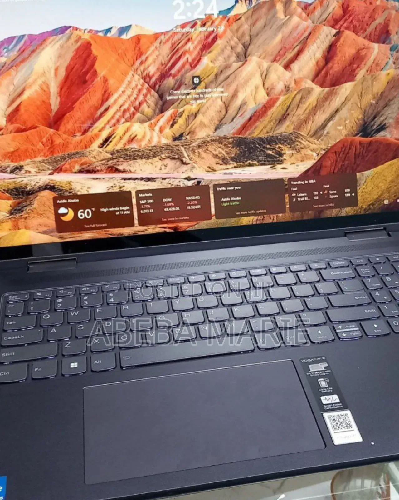 New Laptop Lenovo Yoga 7i 8GB Intel Core I5 SSD 512GB