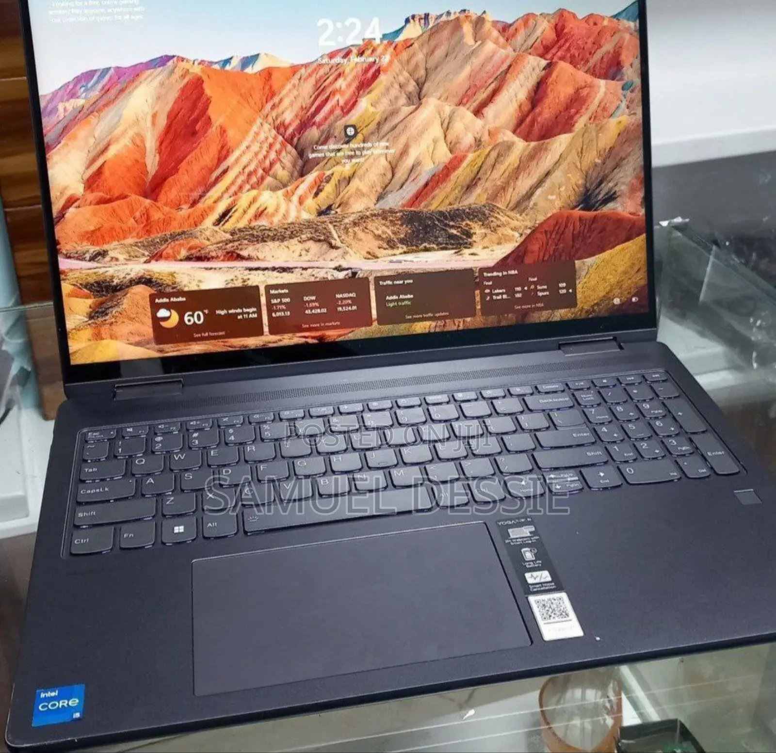 New Laptop Lenovo Yoga 7i 8GB Intel Core I5 SSD 512GB