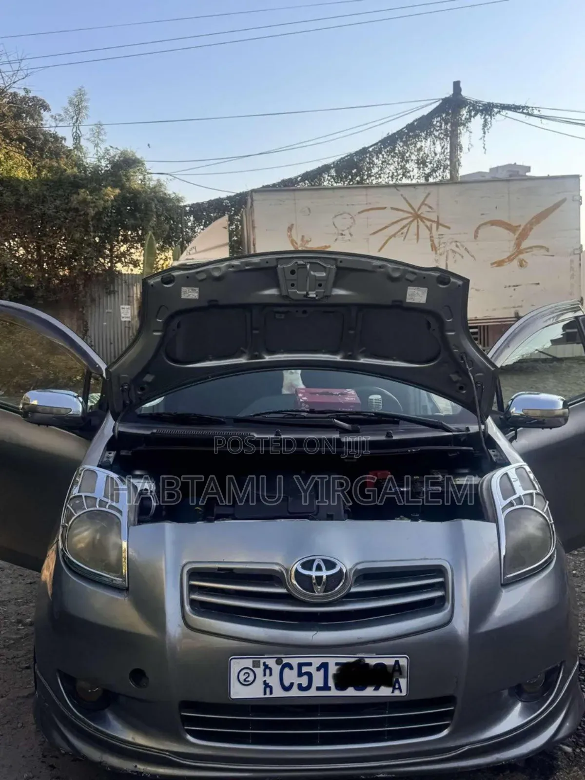 Toyota Yaris 2007 Gray