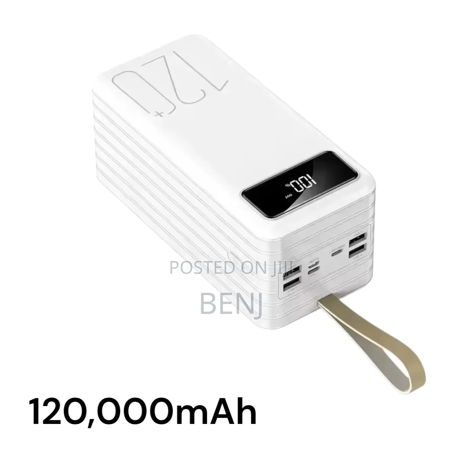 Mge 120,000mah 66w Fast Charging Powerbank | 8 Outlets