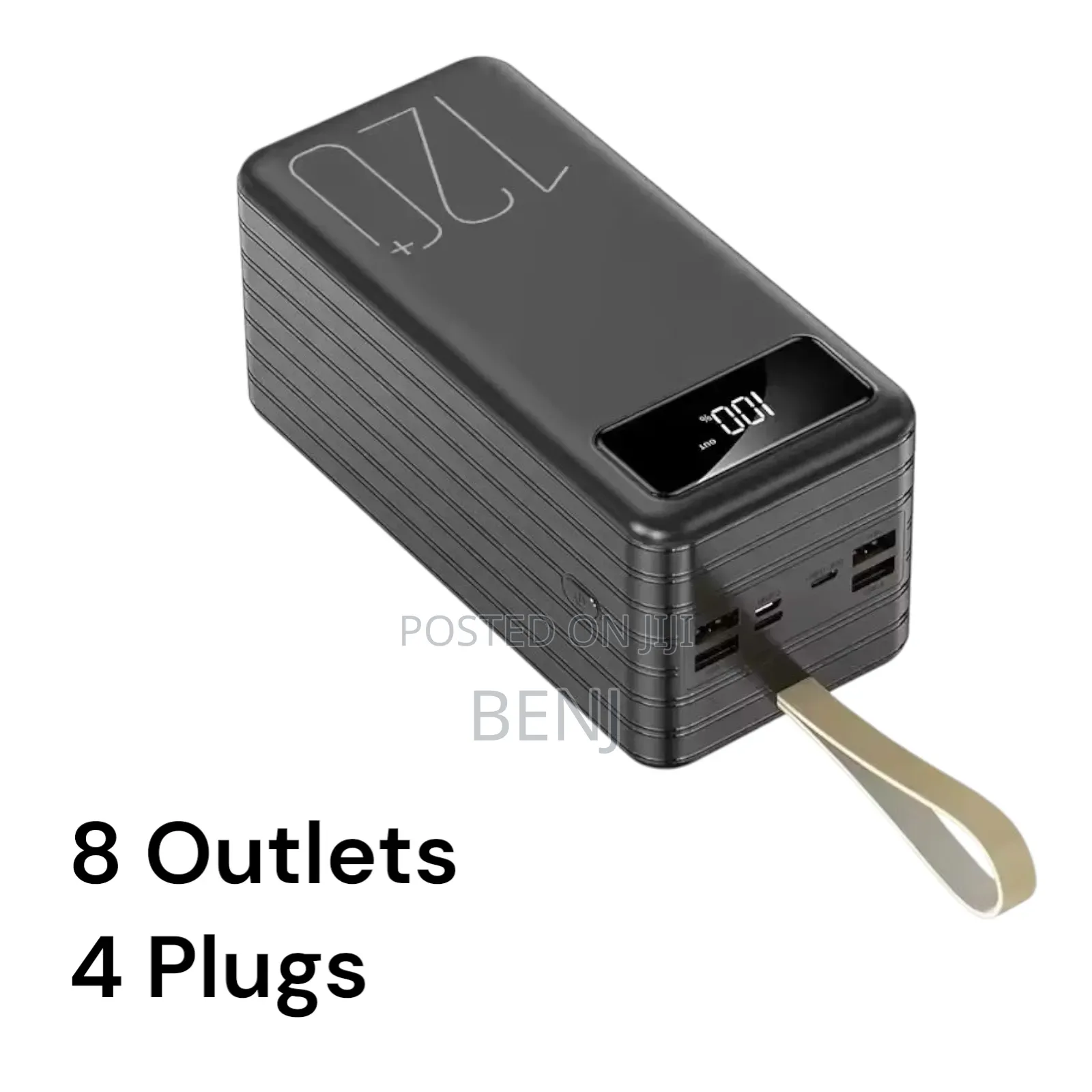 Mge 120,000mah 66w Fast Charging Powerbank | 8 Outlets