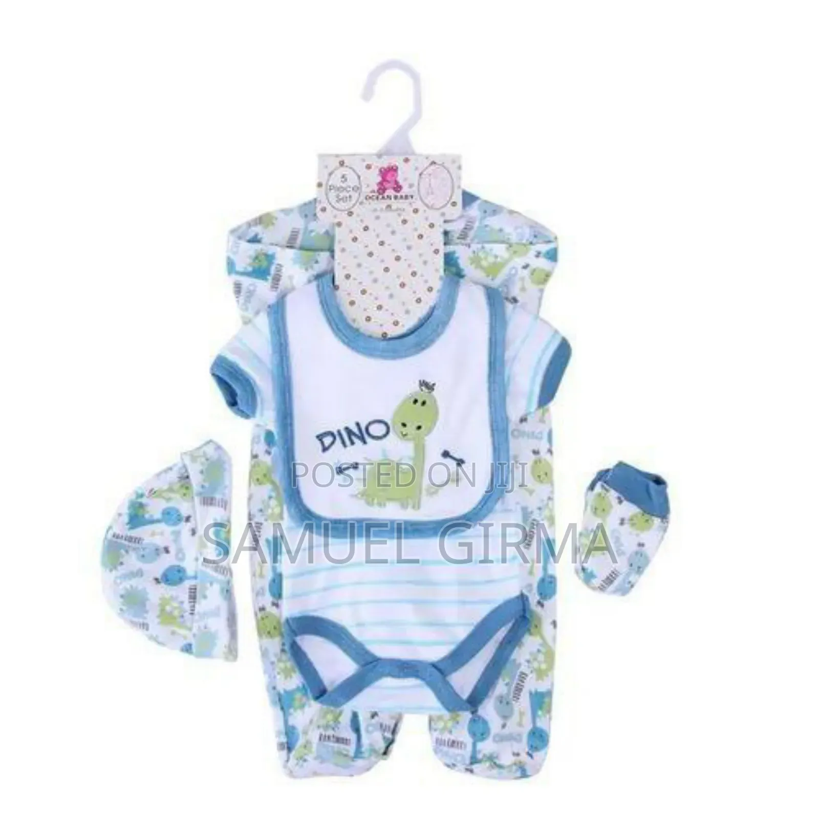 የአራስ ህፃናት 8 ፒስ/ 8 Pieces ልብስ 
ሹራብ