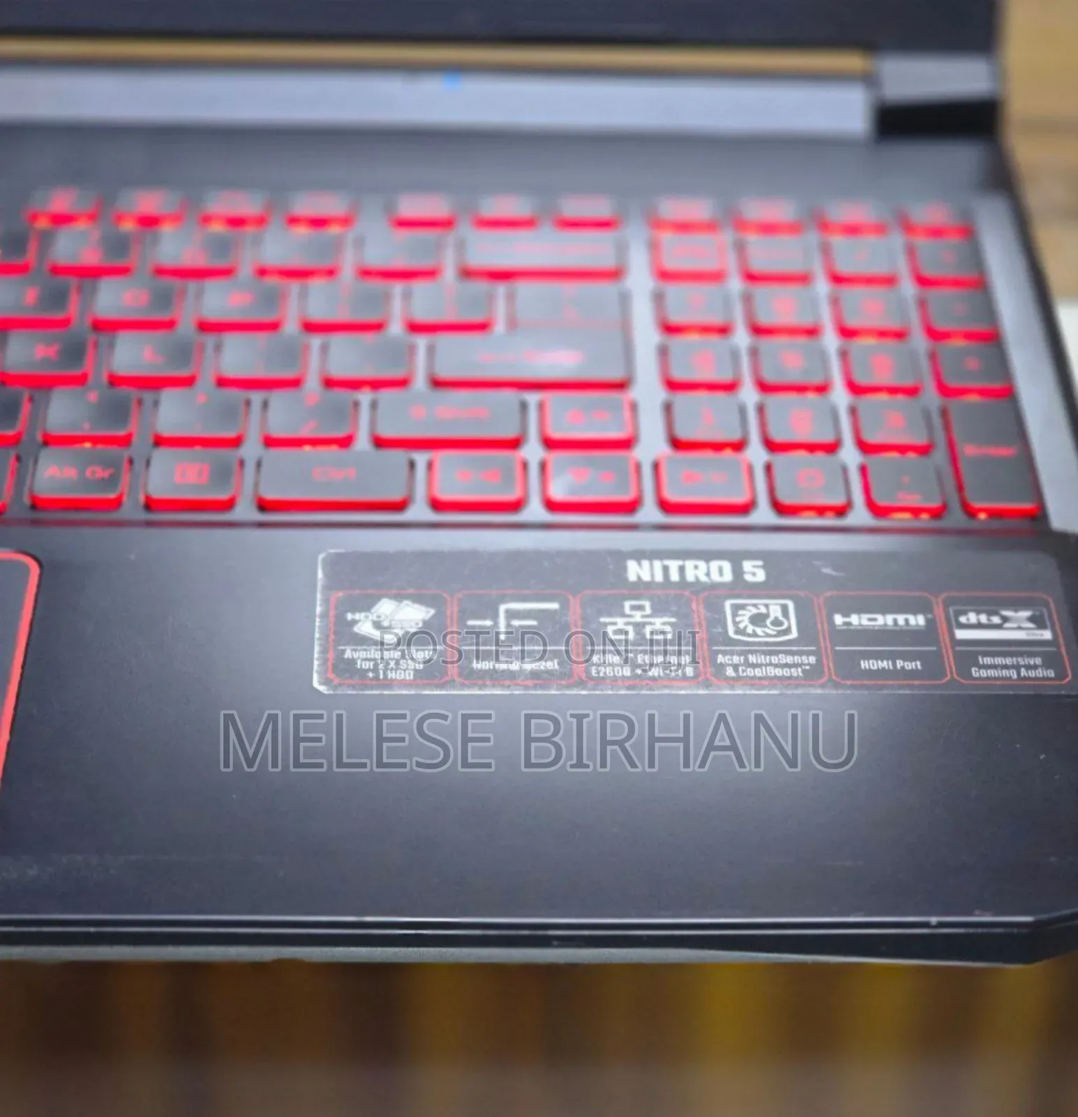 New Laptop Acer Nitro 5 16GB Intel Core I5 HDD+SSD 1T