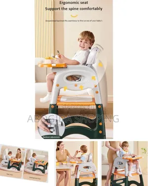 Photo - 6-in-1 Convertible Baby High Chair – Versatile Functional!