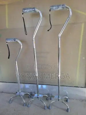 Photo - Walking Stick ፶叟quad Canes Have Adjustable Height Settings