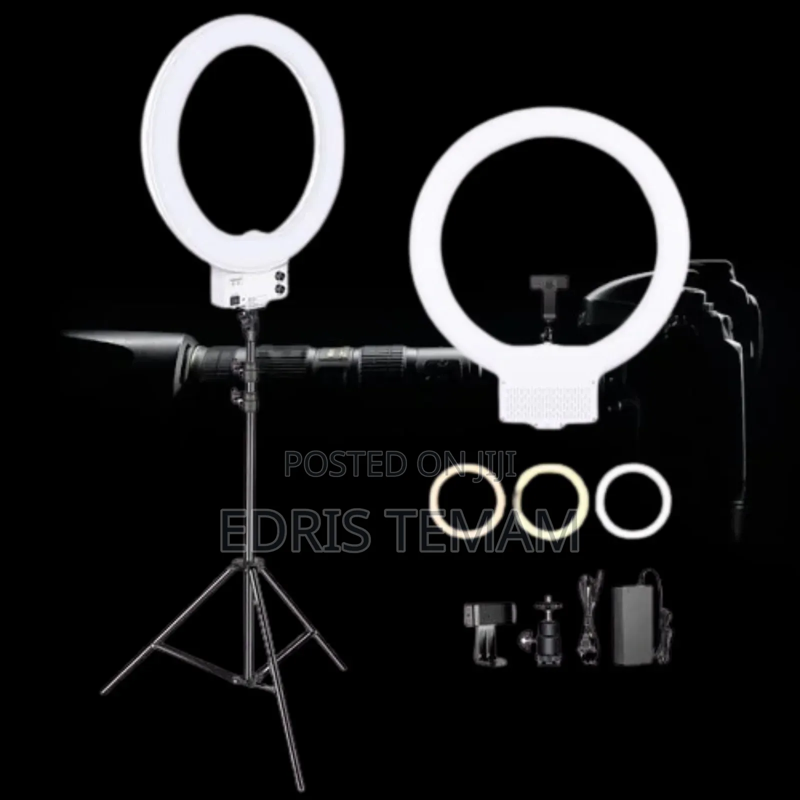 Bright 14" LED Ring Light for Videos