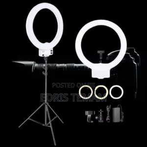 Photo - Bright 14" LED Ring Light for Videos