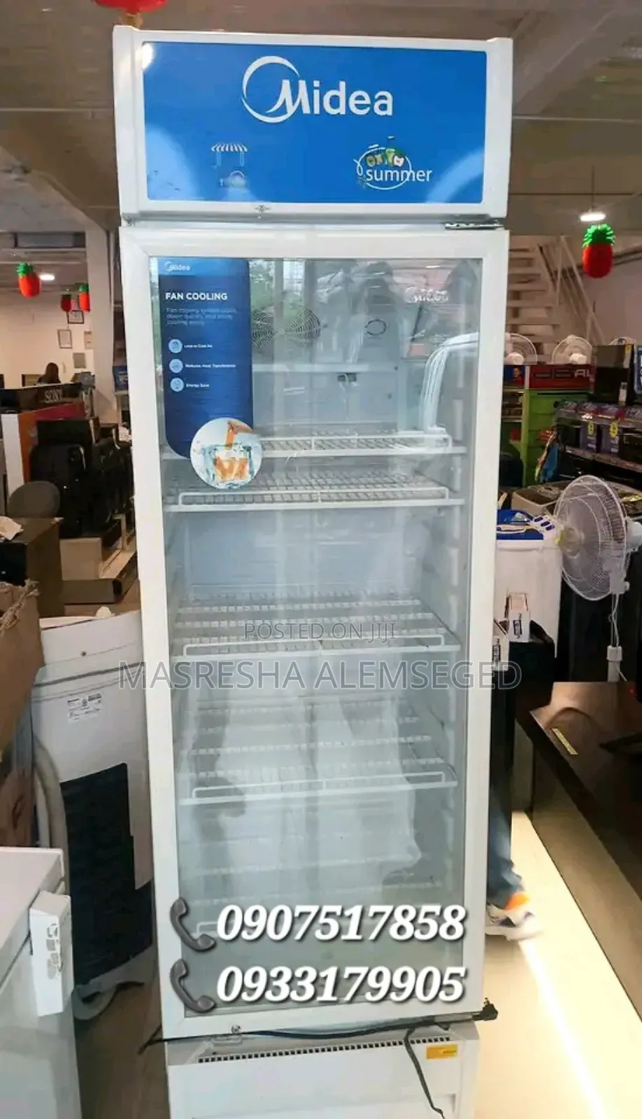 Midea Display Fridge