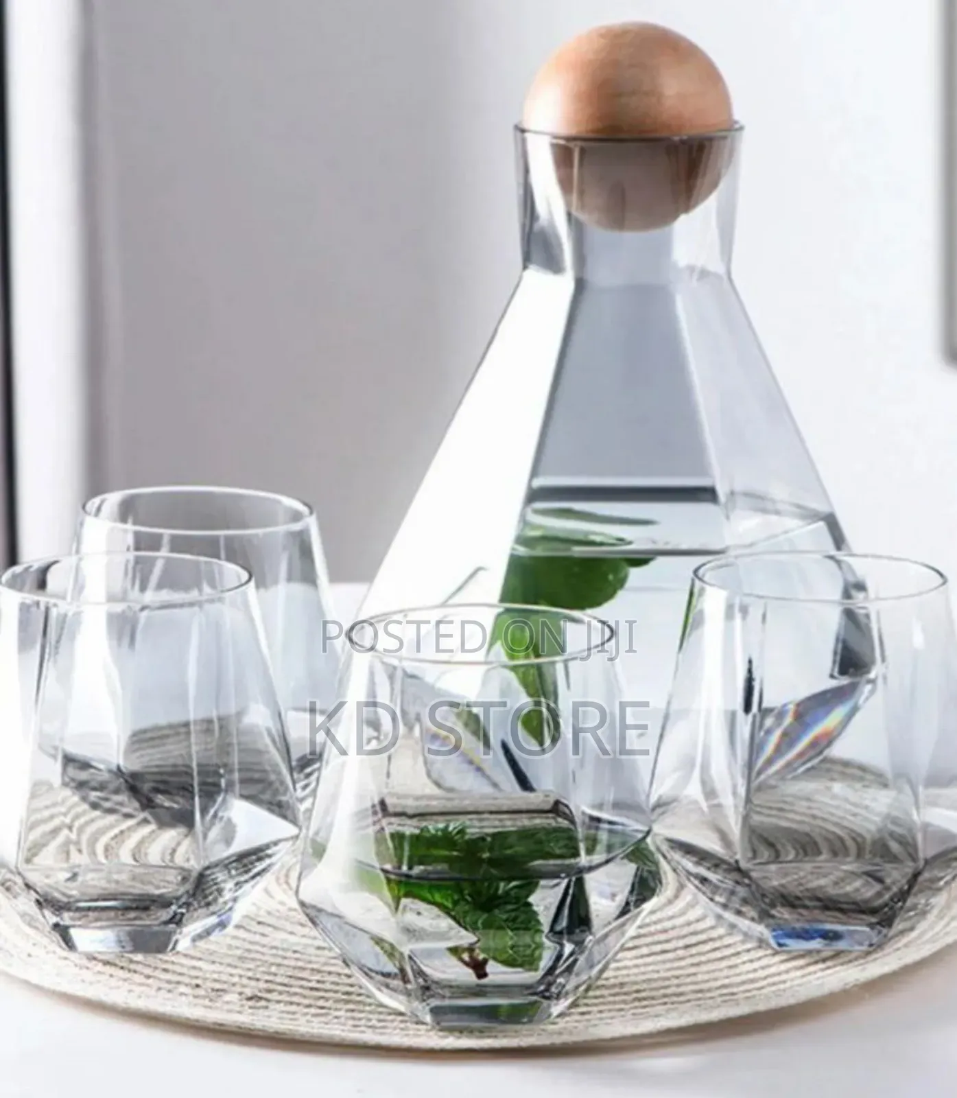 Nordic Geometric Crystal Glasswares