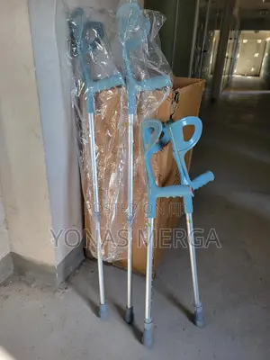 Photo - Elbow Crutches፺walking Stick With፪ Hospital Double Aluminum