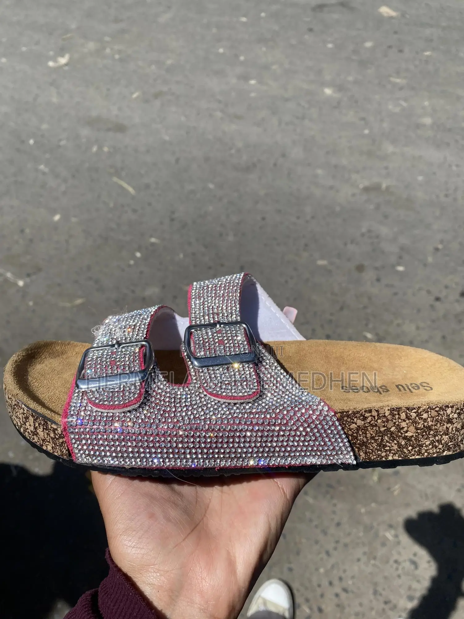 Double-Strap Buckle Sandal