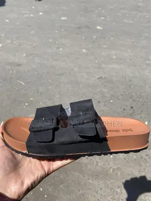 Double-Strap Buckle Sandal