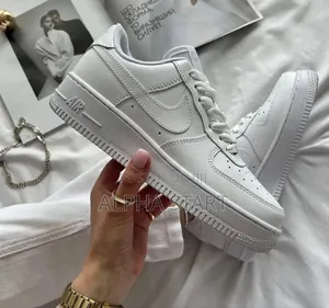 Photo - Nike #Air Force 1 "#Triple White" #Low Shoes for Woman's