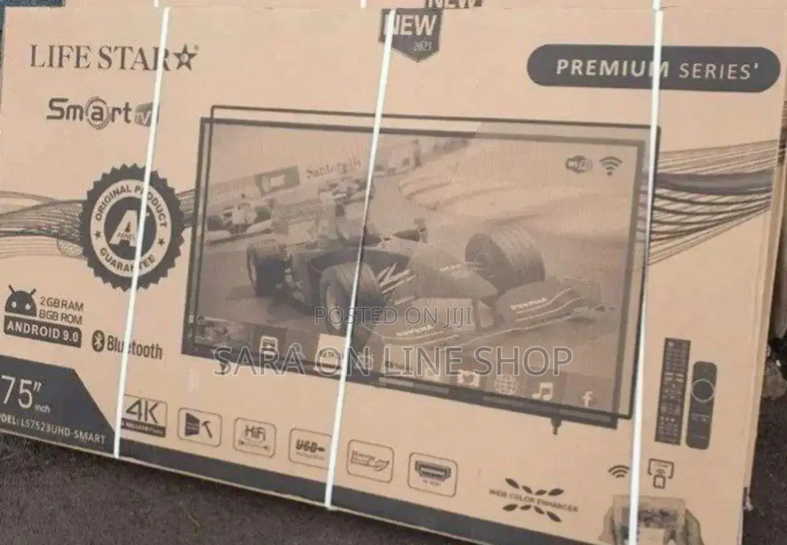 LIFE STAR 75" Smart Android TV – 10-Year Warranty |