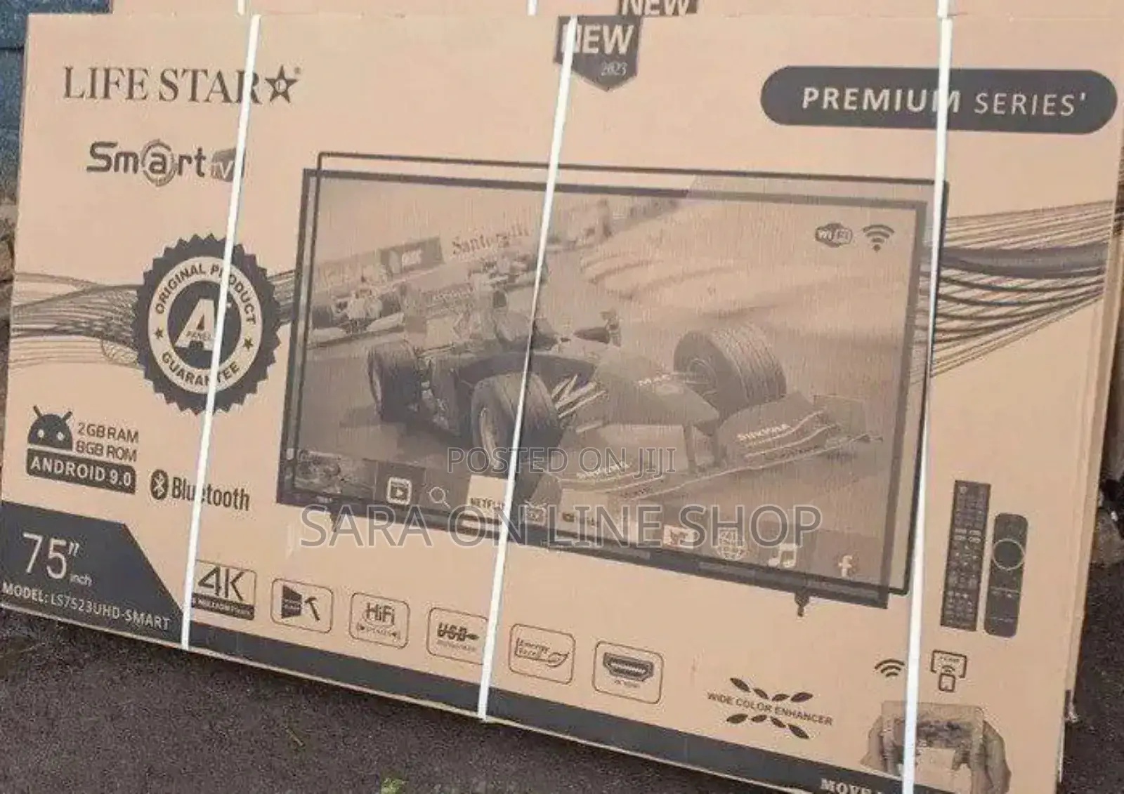 LIFE STAR 75" Smart Android TV – 10-Year Warranty |