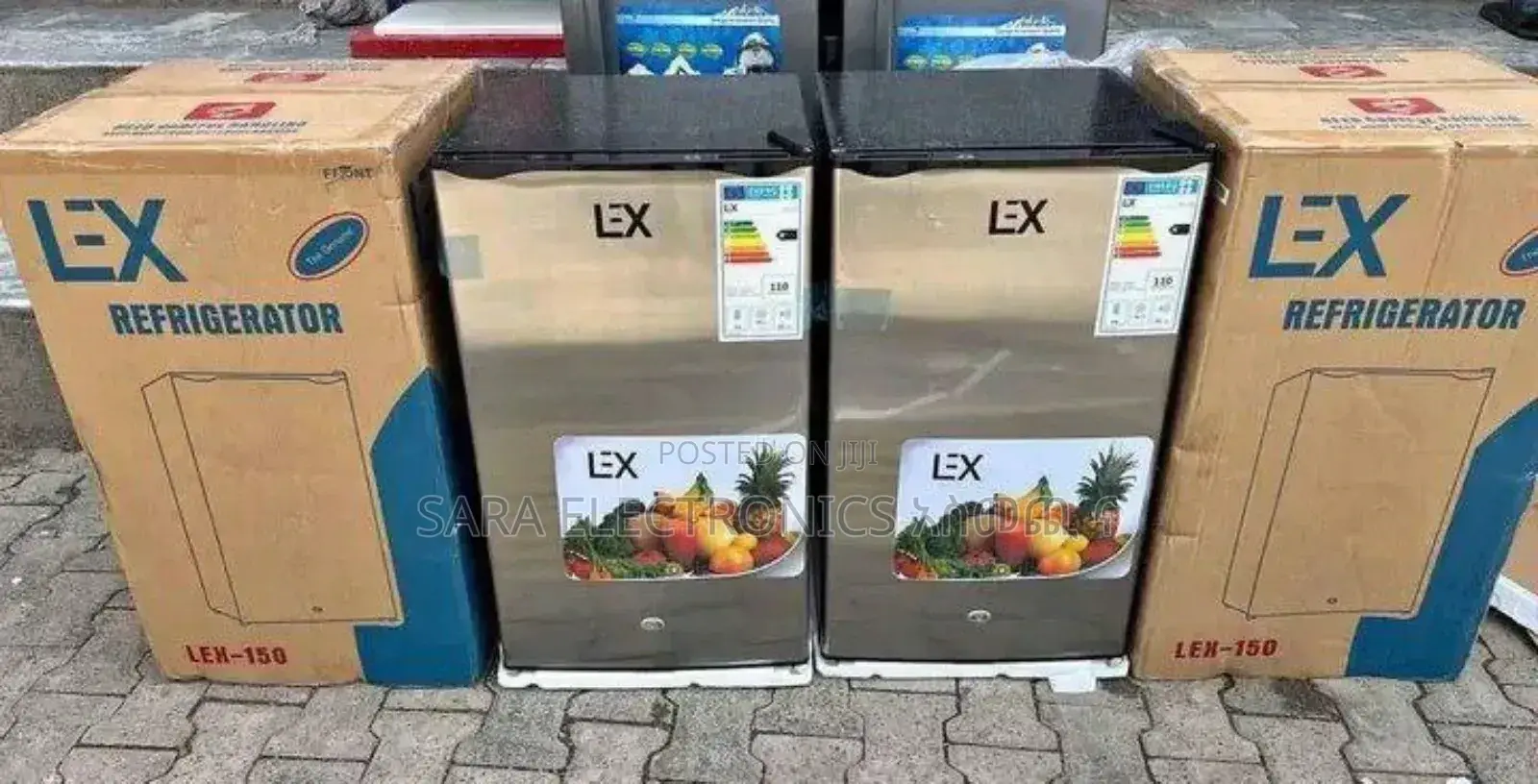 Lex 150l Single-Door Refrigerator – Double Motor