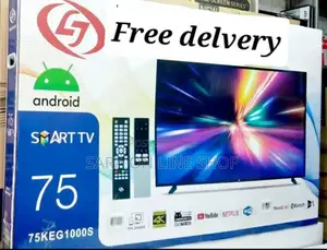 Photo - Lj 75" Smart Android Tv – 10-Year Warranty Price 95,500