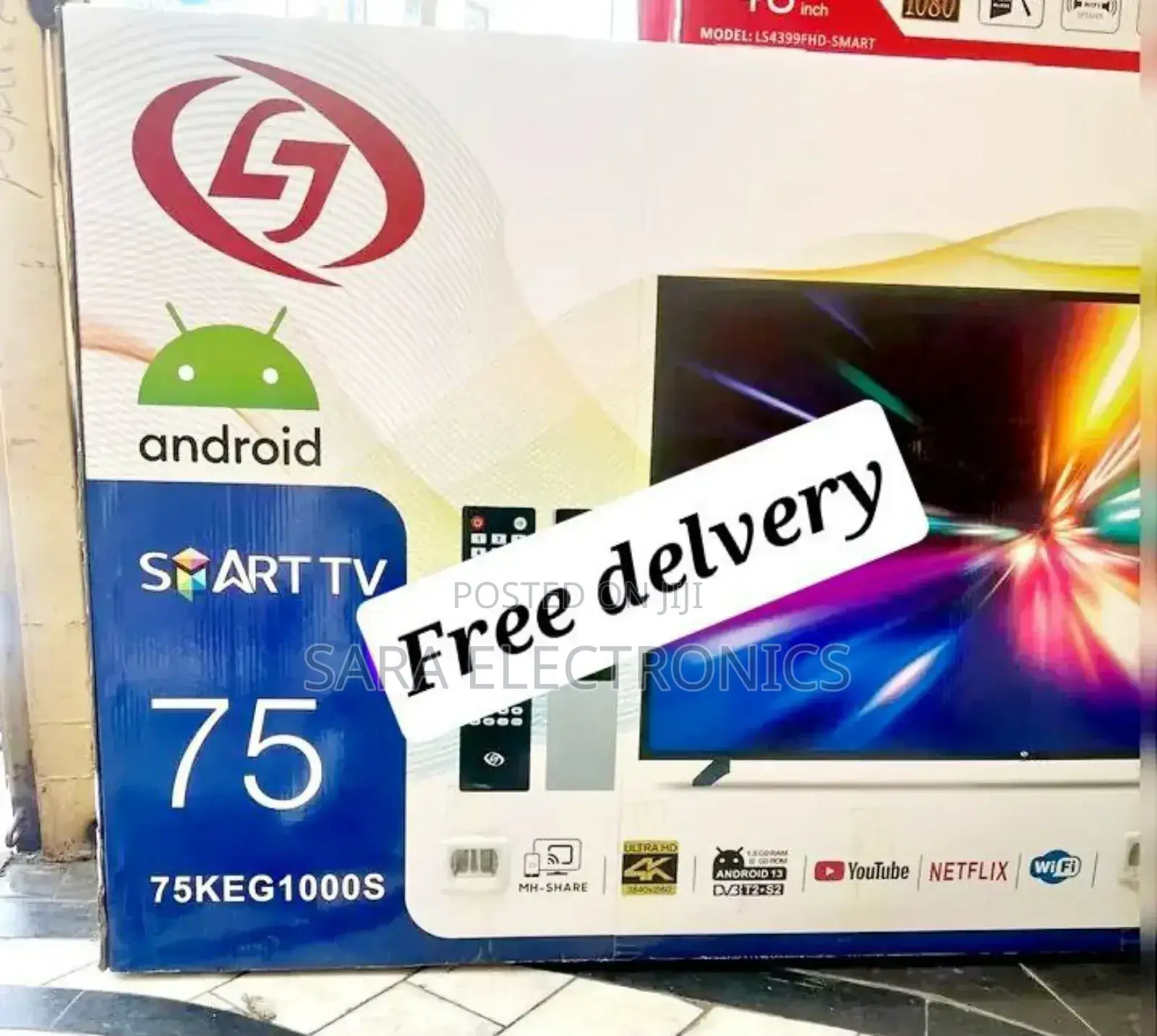 Lj 75" Smart Android Tv – 10-Year Warranty Price 95,500
