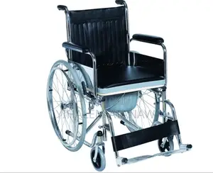 Photo - Comfortable Hot Sale Steel Commode Wheelchair