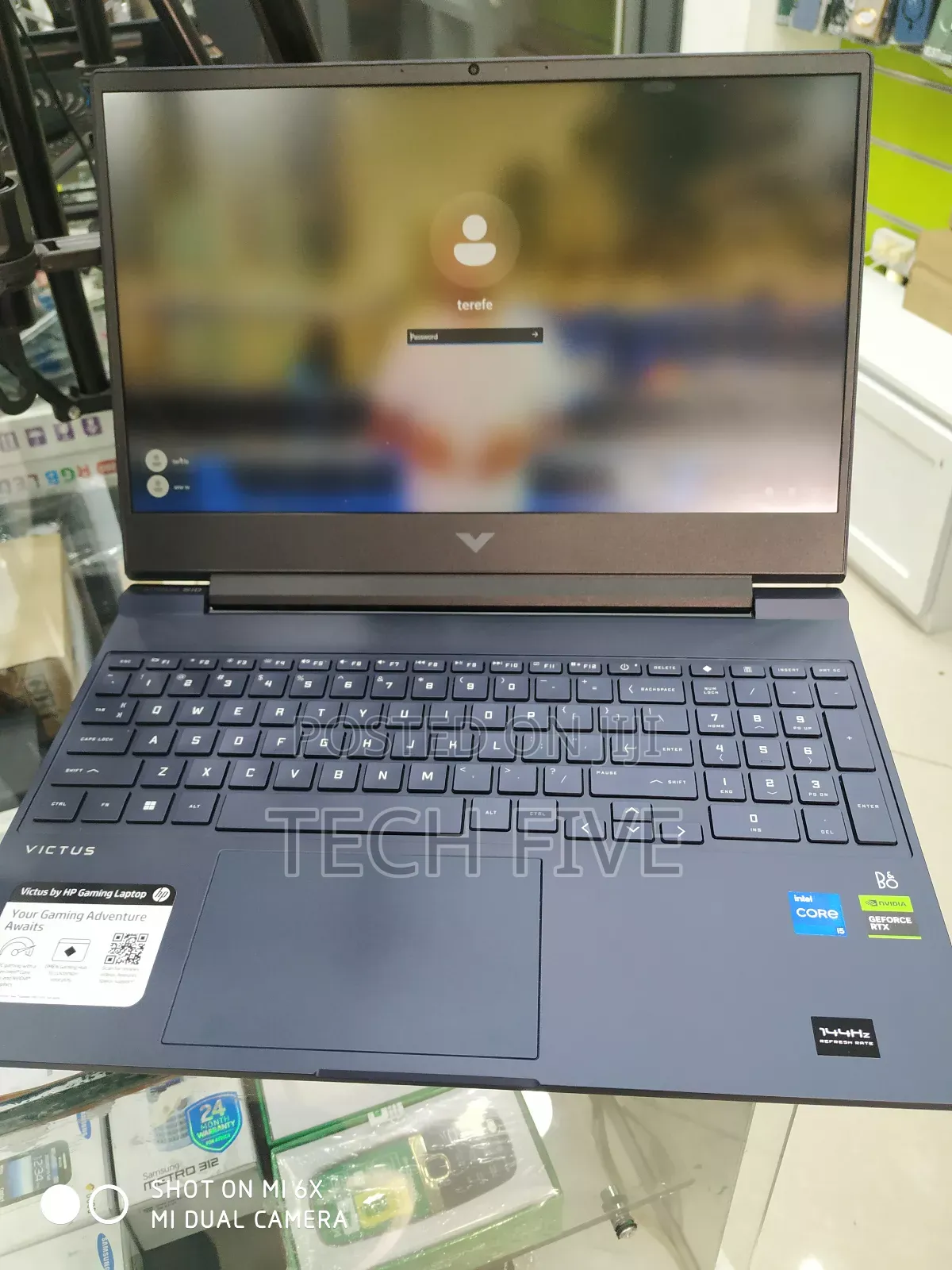 New Laptop HP Victus 15 8GB Intel Core I5 SSD 512GB