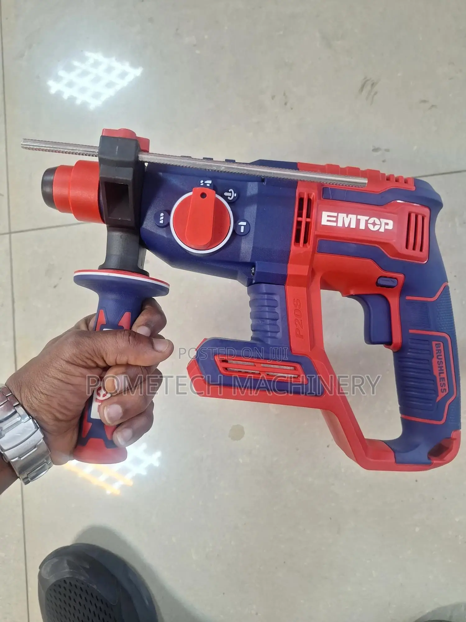 EMTOP Rotary Hammer Drill Cordless