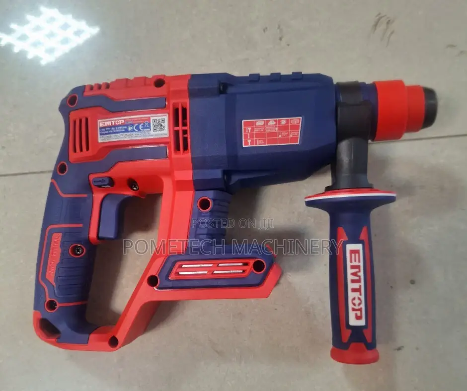 EMTOP Rotary Hammer Drill Cordless