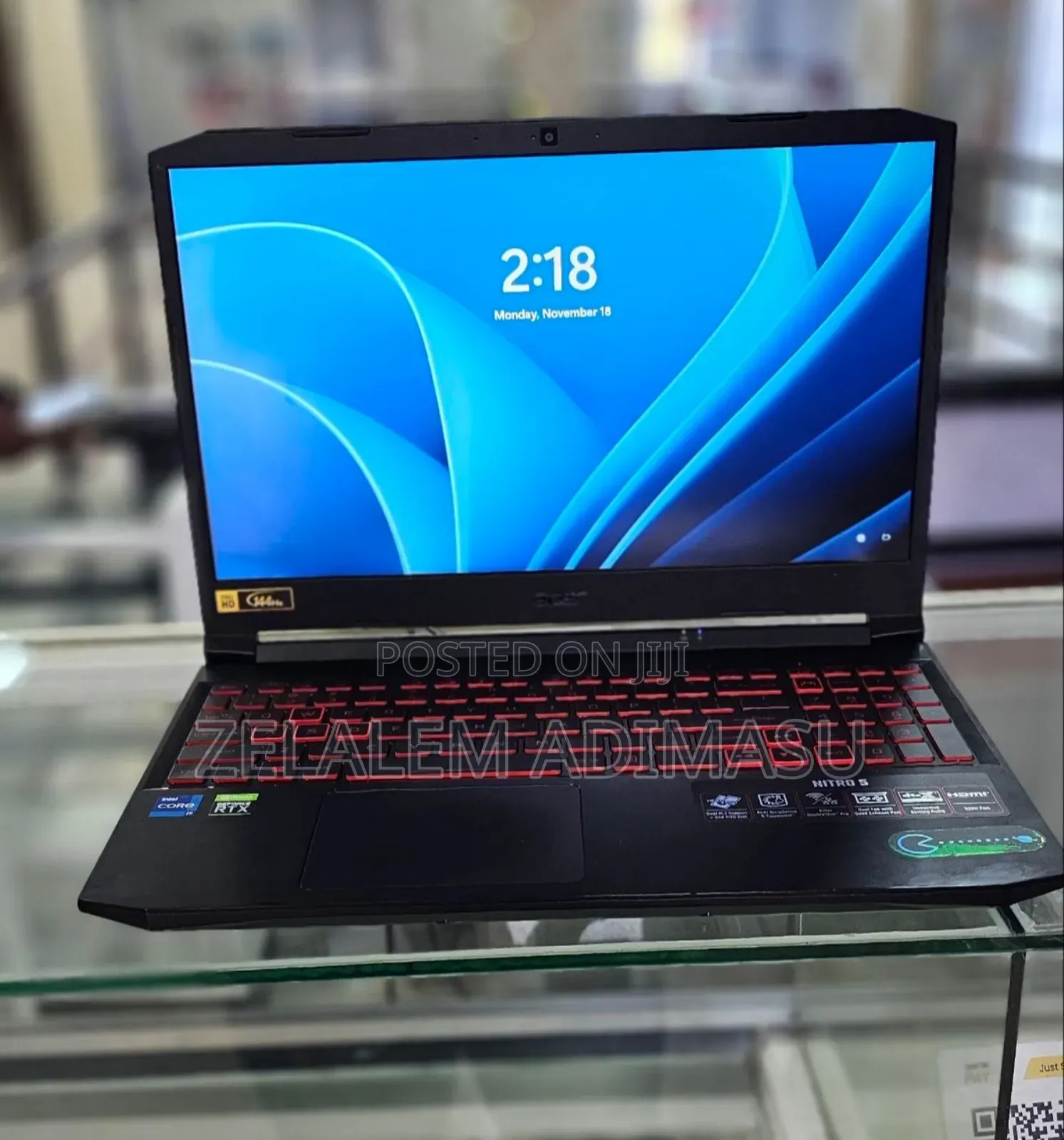 New Laptop Acer Nitro 5 16GB Intel Core I7 SSD 512GB