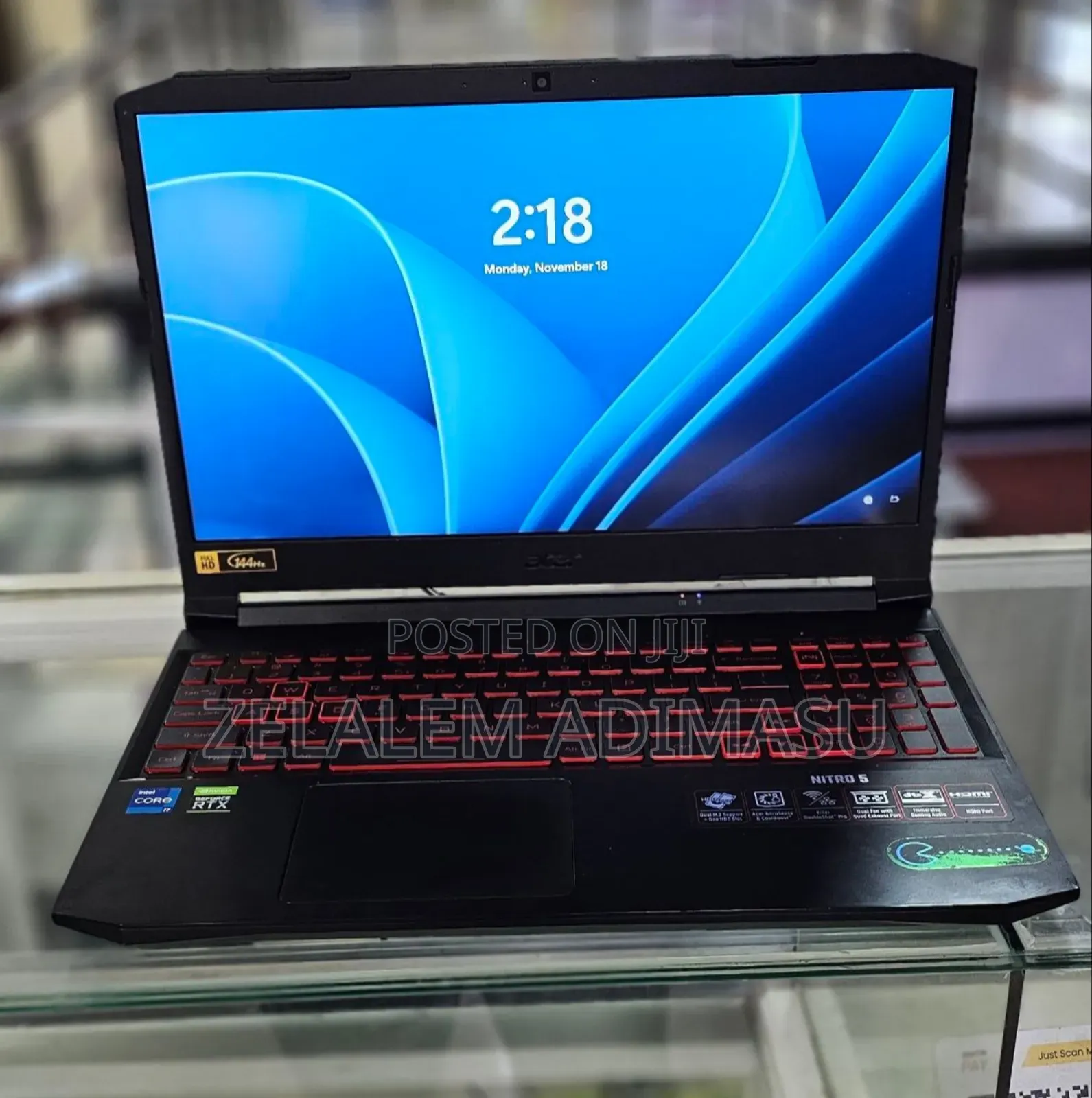 New Laptop Acer Nitro 5 16GB Intel Core I7 SSD 512GB