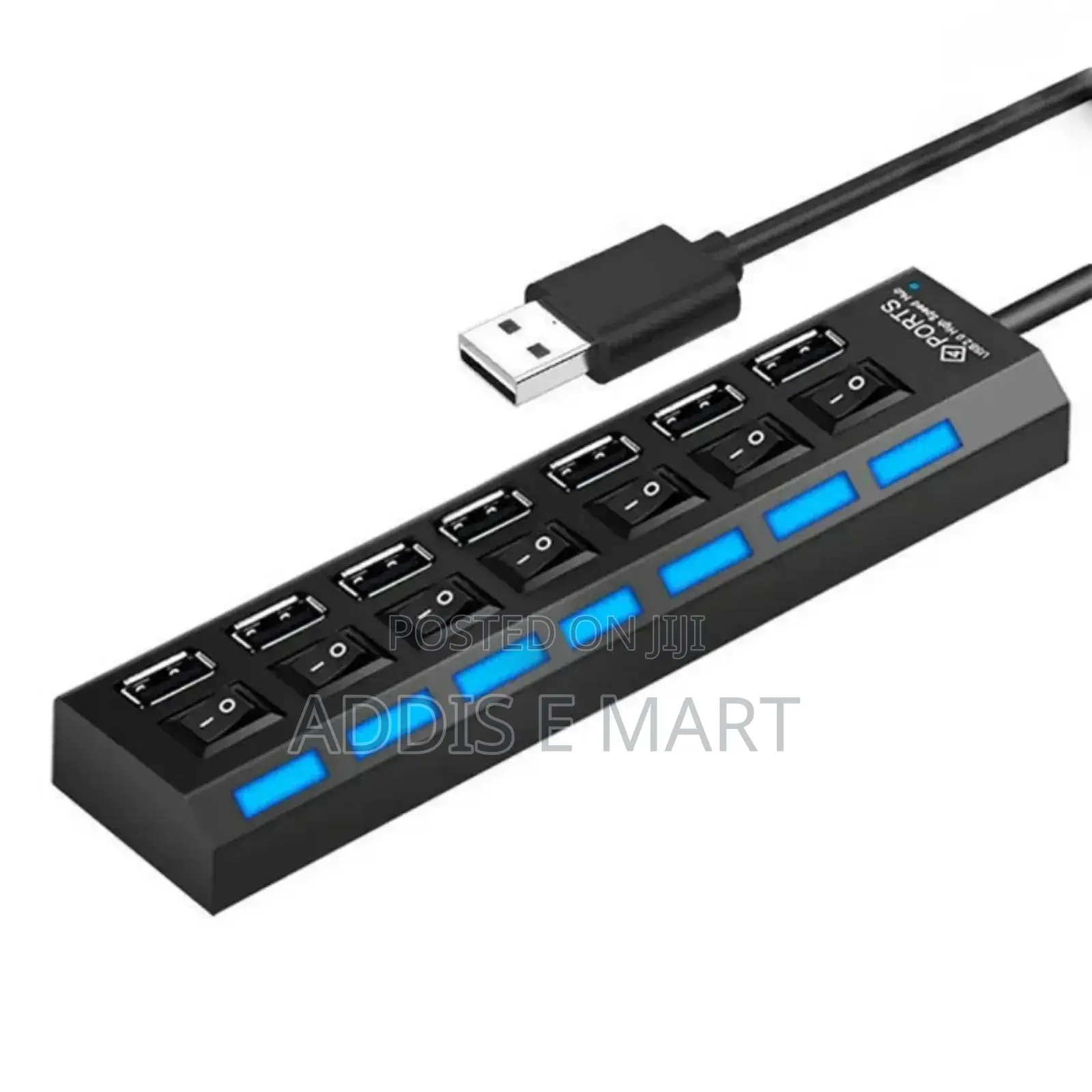 7 Port High Speed Multi USB Hub