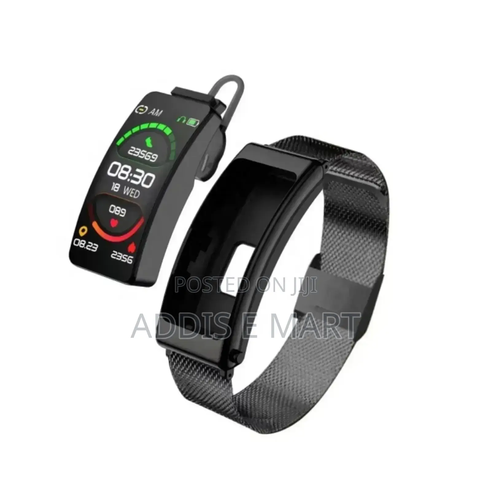 Smart Bracelet Fitness Tracker ኤርፎን ያለው ስማርት ሰአት