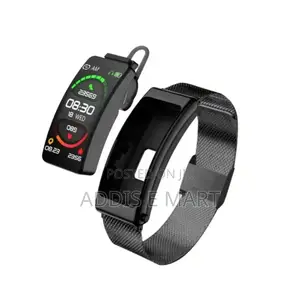 Smart Bracelet Fitness Tracker ኤርፎን ያለው ስማርት ሰአት