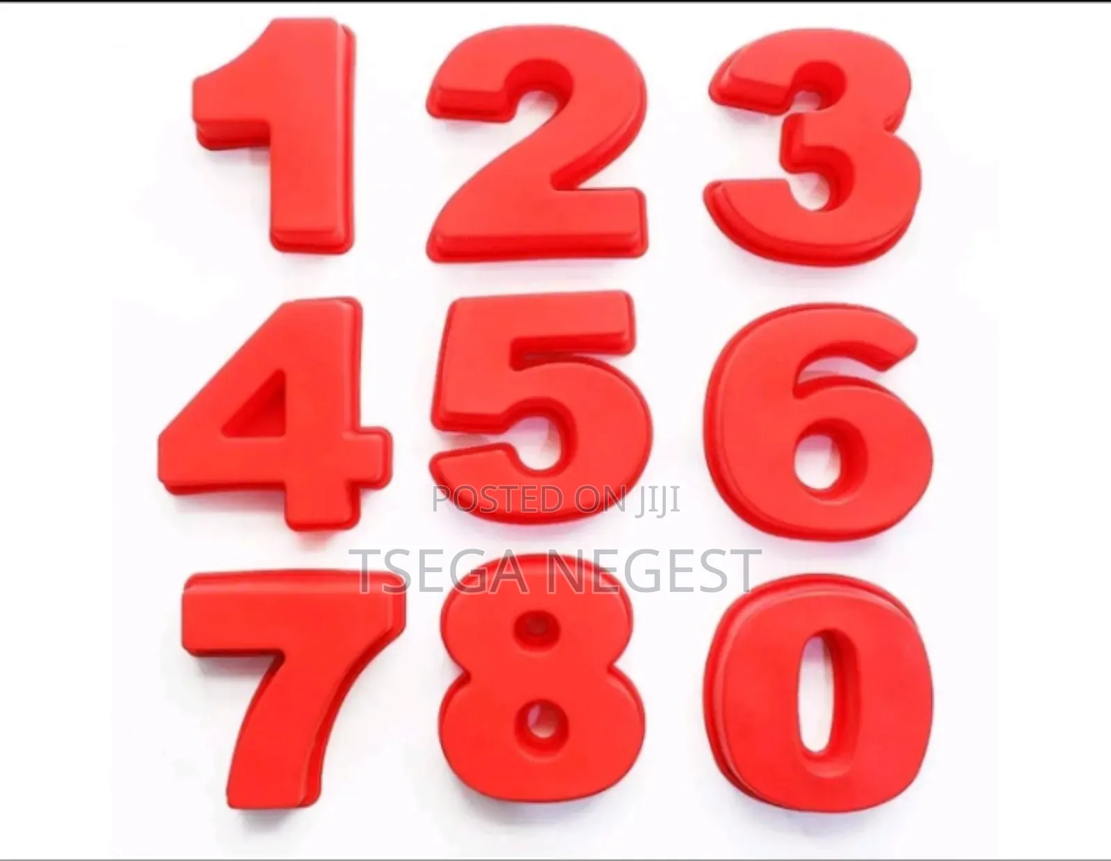 Birthday Number Moulds