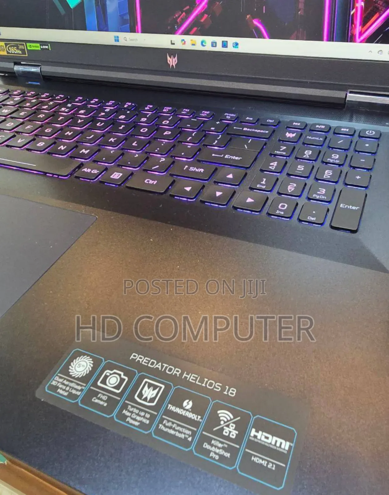 New Laptop Acer Predator Helios 18 PH18-71 16GB Intel Core I7 SSD 1T