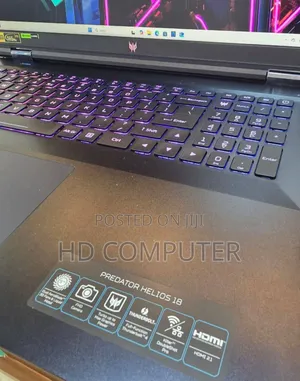New Laptop Acer Predator Helios 18 PH18-71 16GB Intel Core I7 SSD 1T
