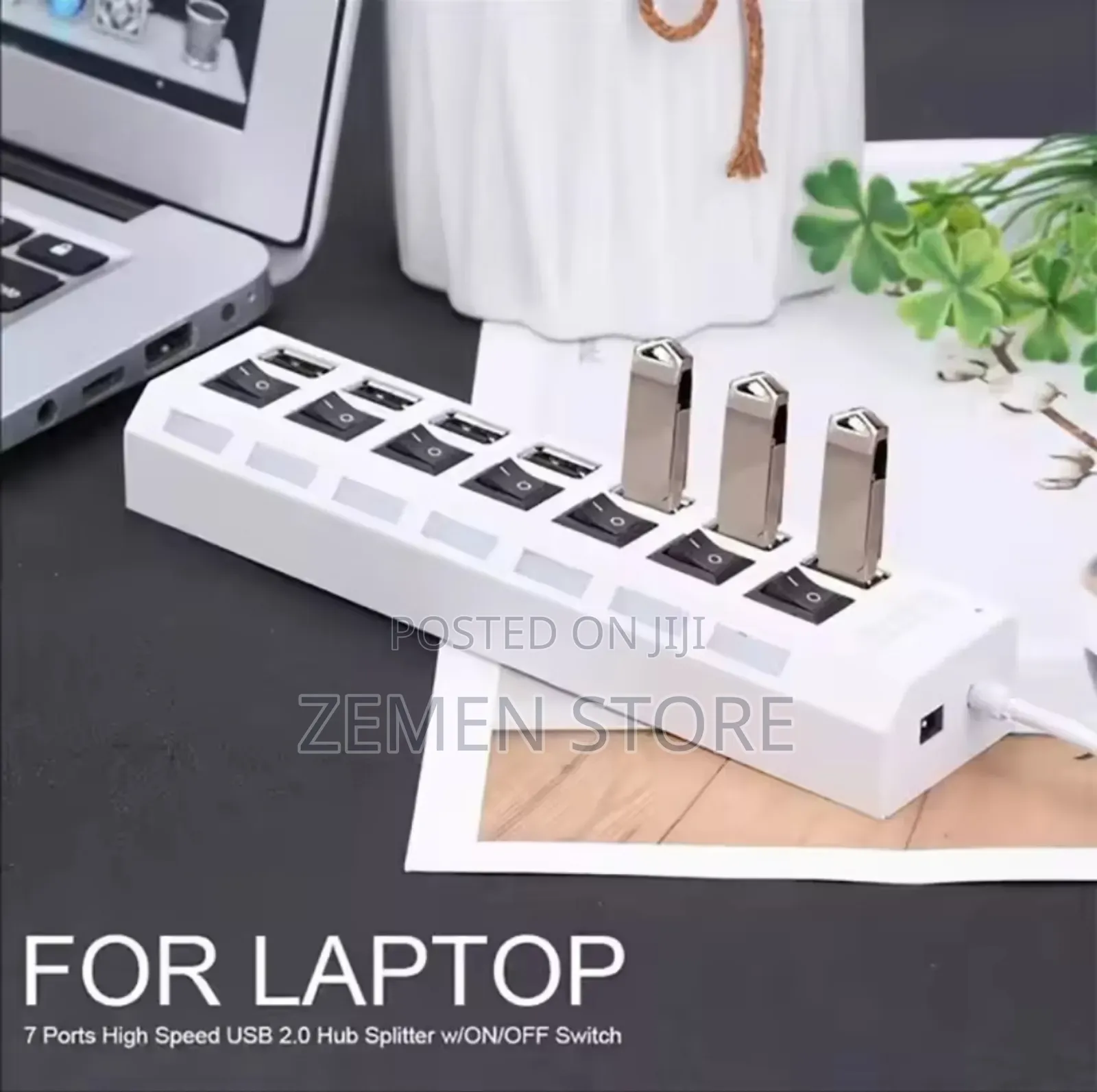 7 Port High Speed Multi Usb Hub ለፊልም ቤቶች እጅግ ተመራጭ