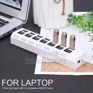 7 Port High Speed Multi Usb Hub ለፊልም ቤቶች እጅግ ተመራጭ