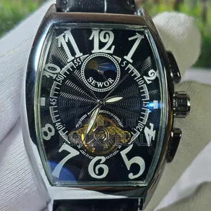 Sewore Leather Automatic Watch for Men's