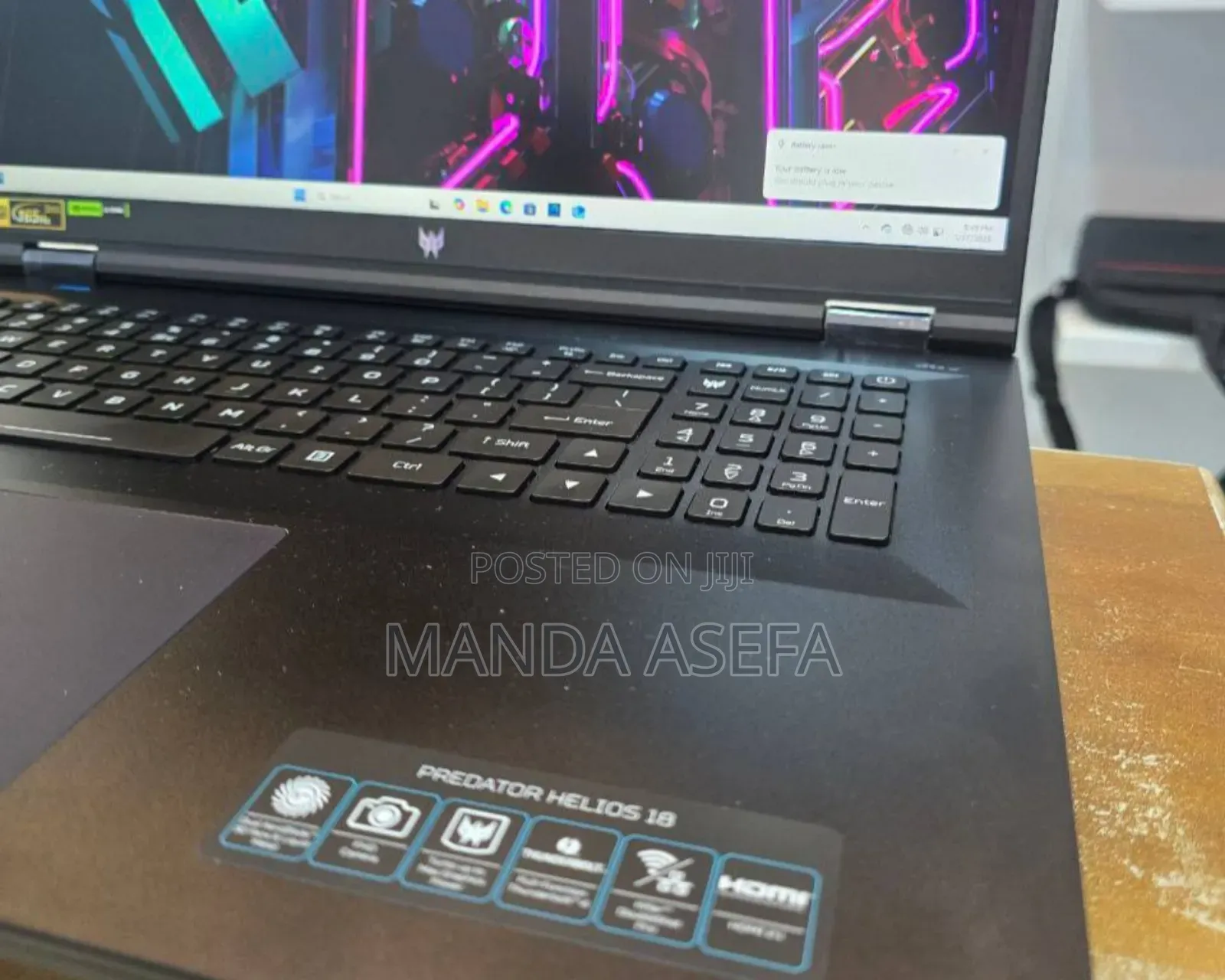 New Laptop Acer Predator Helios 18 PH18-71 16GB Intel Core I7 SSD 1T