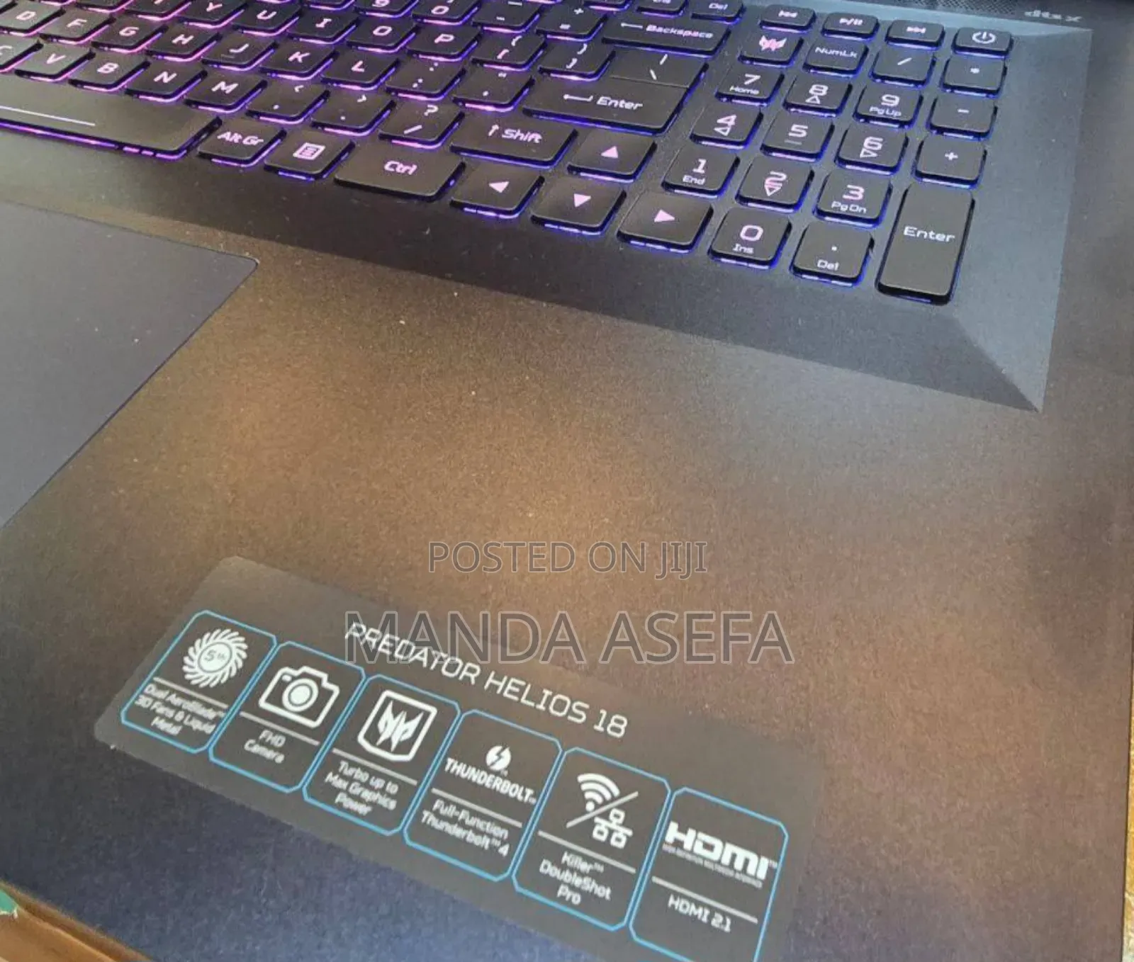 New Laptop Acer Predator Helios 18 PH18-71 16GB Intel Core I7 SSD 1T