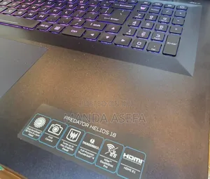 New Laptop Acer Predator Helios 18 PH18-71 16GB Intel Core I7 SSD 1T