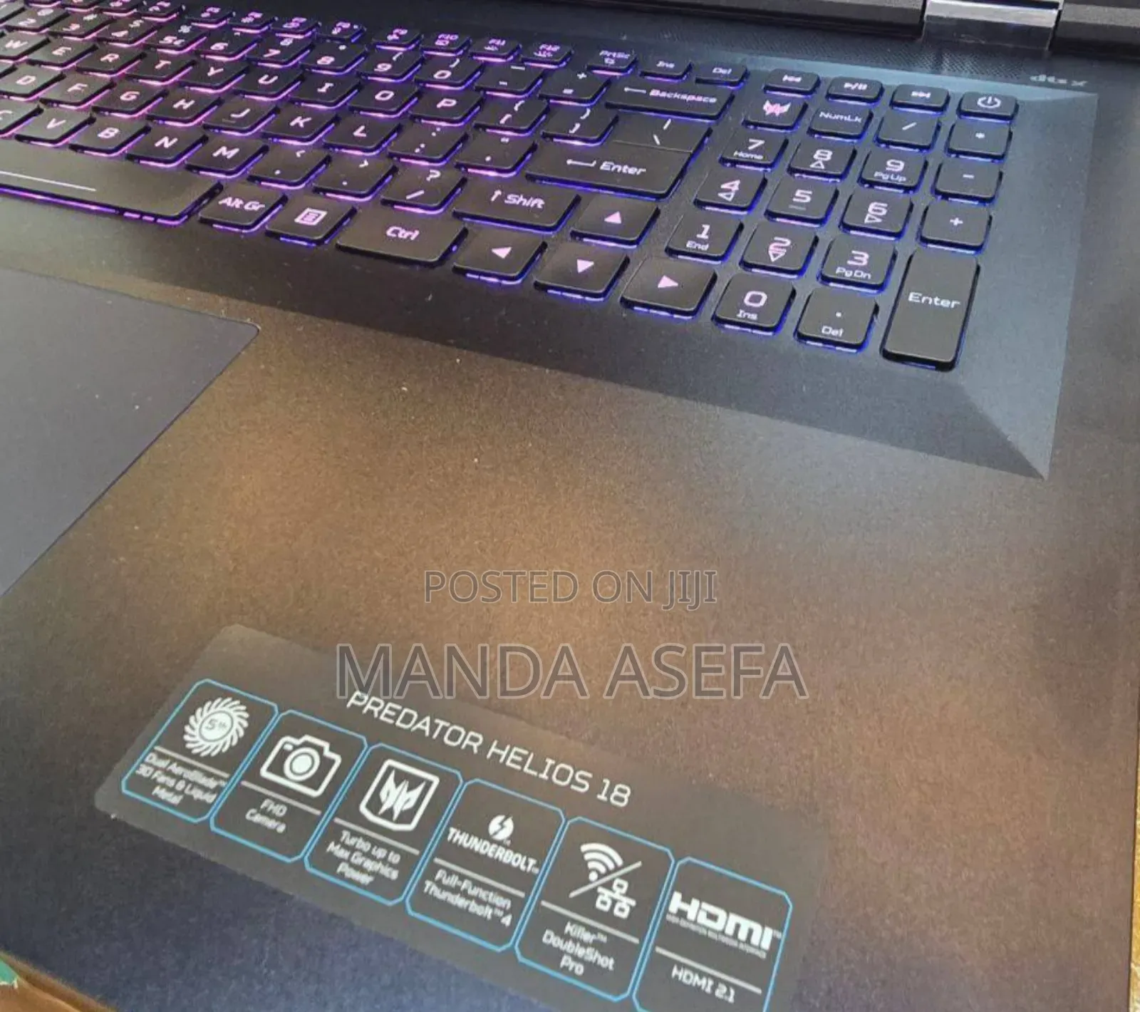 New Laptop Acer Predator Helios 18 PH18-71 32GB Intel Core I9 SSD 1T