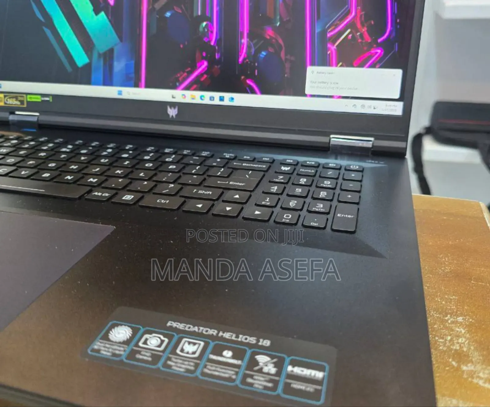 New Laptop Acer Predator Helios 18 PH18-71 32GB Intel Core I9 SSD 1T