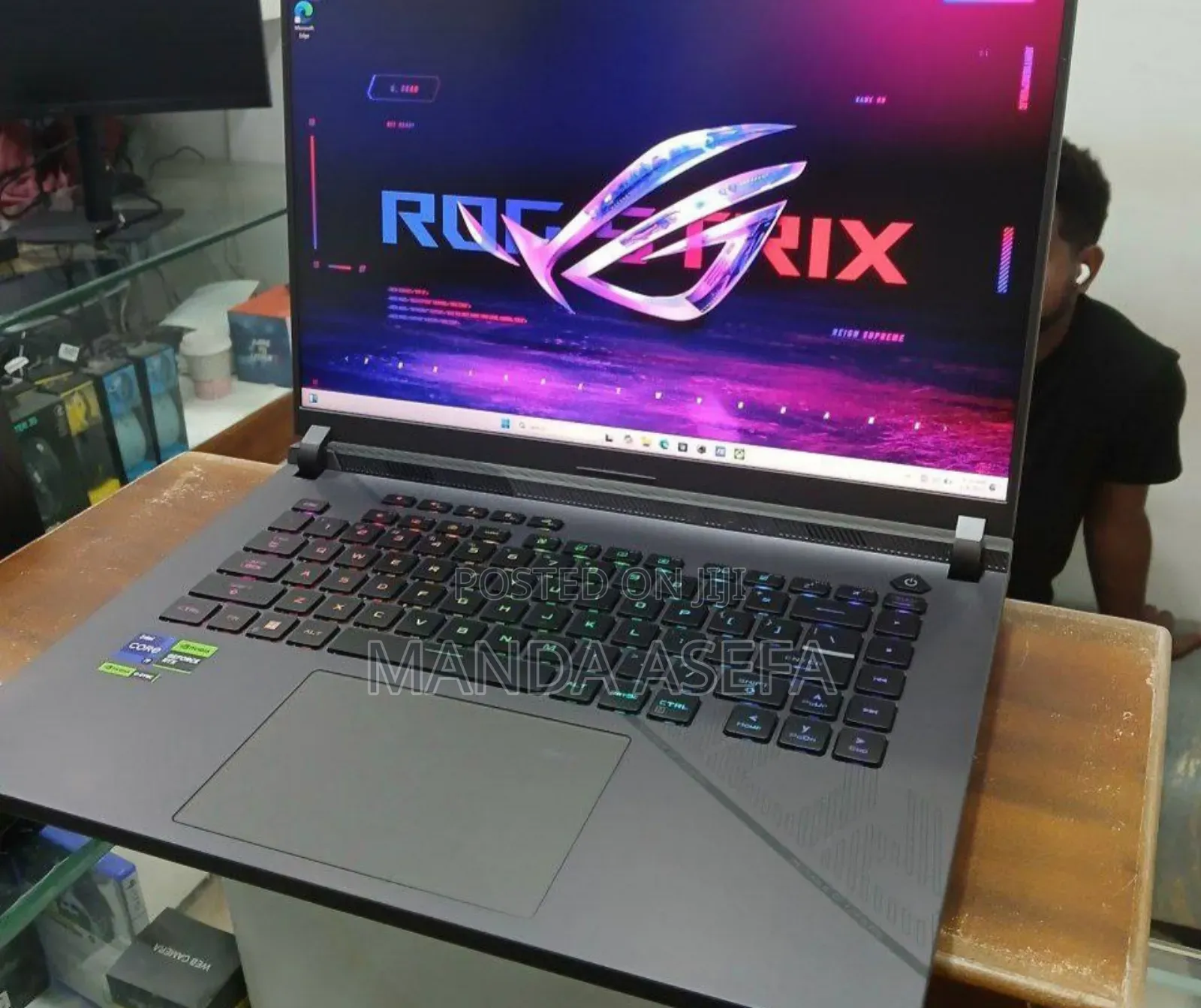 New Laptop Asus ROG Strix G16 G614 32GB Intel Core I9 SSD 1T