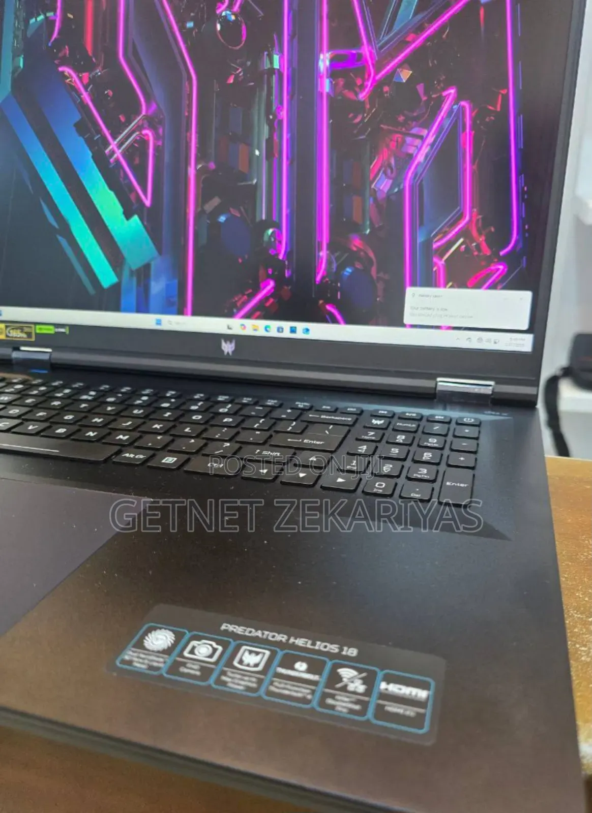 New Laptop Acer Predator Helios Neo 16 32GB Intel Core I9 SSD 1T