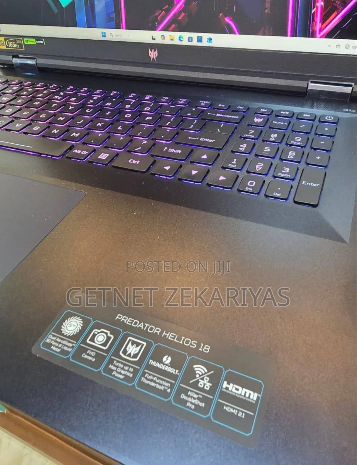 New Laptop Acer Predator Helios Neo 16 32GB Intel Core I9 SSD 1T